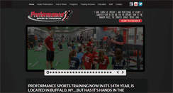 Desktop Screenshot of proformancesportstraining.com